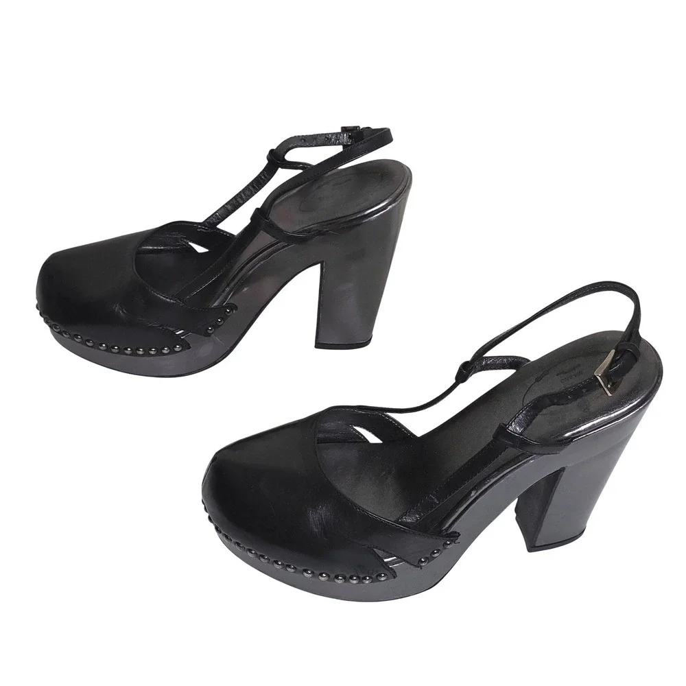 Prada platform slingback